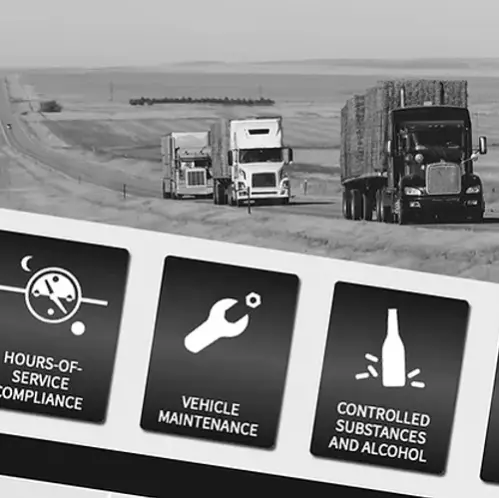 FMCSA Safety Measurement System scoring chart with grouped violations