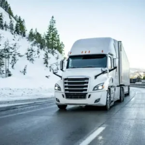 trucks stop amid tightening winter freight capacity