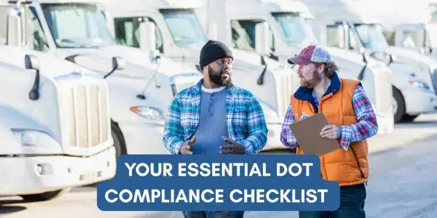 Truck inspection underway impacting new FMCSA score